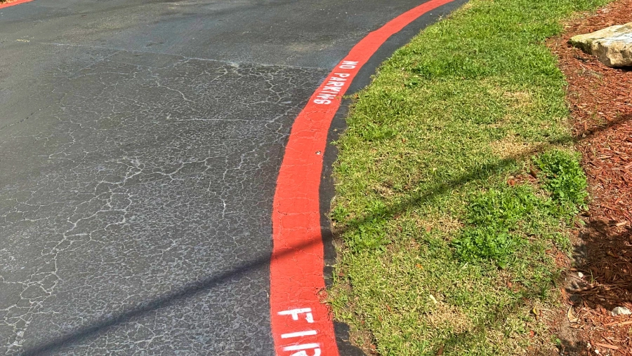 Pavement Markings service slider