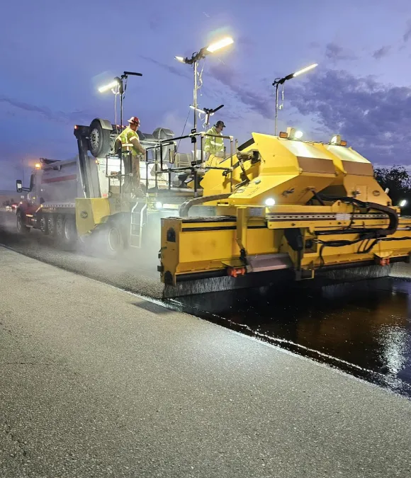 asphalt paving slider